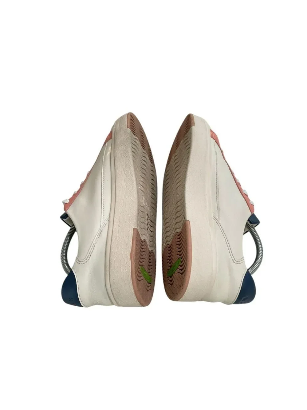 Kizik Vegas Hands Free Step In Sneakers Unisex SZ 10 Women 8.5 Men Coral Cream